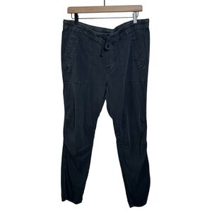 James Perse Standard Womens Cotton Slub Utility Pants Blue Size 4 Cotton Casual